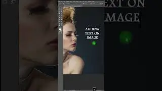 How to add text on image in Photoshop