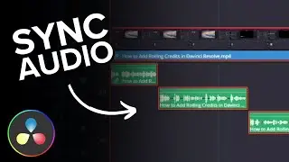 How to Sync Audio in DaVinci Resolve 18