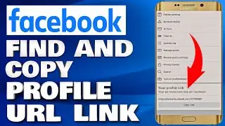 How To Find and Copy Facebook Profile URL Link