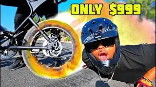 This Motorcycle Style E-bike is the fastest and cheapest I can find! MacFox X1 Review