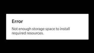 free fire max error not enough storage space to install required resources problem solve