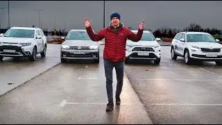 Новый RAV4 ПРОТИВ ВСЕХ (Тигуан, Кодиак, Аутлендер) Железный Офф Роад Тест.