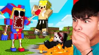 Sobreviví a Los Nuevos Personajes del Asombroso Circo Digital en Minecraft