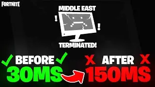 *TESTED* - NEW PING AFTER MIDDLE SERVER TERMINATION! || FORTNITE