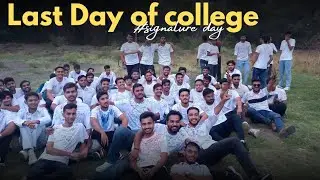 Last day of college 😯| for seniors|signature day|#video #vlog #lastday #viralvideo