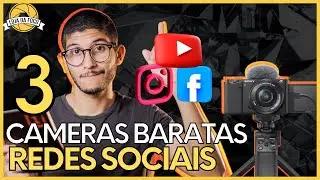 {3 Câmeras Baratas} p/ Redes Sociais #camera #sony #canon #instagram