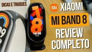 OLHA O QUE A MI BAND 8 FAZ! Dicas e Truques - REVIEW COMPLETO