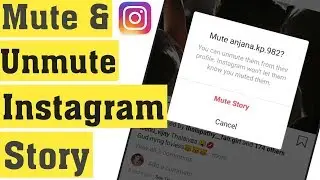 How To Mute & Unmute Storys On Instagram in 2020 || Mute & Unmute Instagram Story