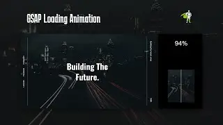 Amazing Website Loading Animation With GSAP | Quick Tutorial