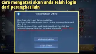 cara mengatasi akun anda telah login dari perangkat lain