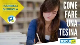 Come fare una tesina: i consigli del prof