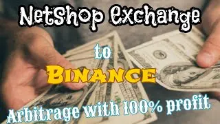 NETSHOP TO BINANCE • Arbitrage with 100% profit in return