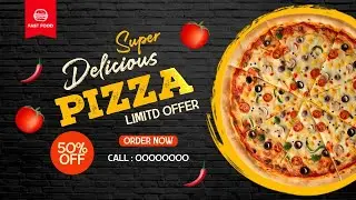 Pizza Fast Food Motion Template | After Effects | #motiongraphics #productads