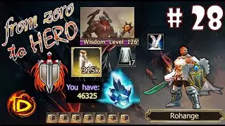 Wisdom Level 126, 300K Shiny Dust, Brilliant Gems, 30x Thabo Maps || From Zero to Hero #28
