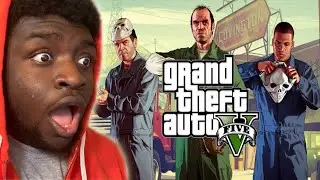 THIS IS BETTER THAN THE ONLINE!!!! | MY FIRST TIME PLAYING GTA V STORY MODE!!!!