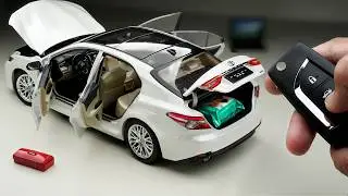 Unboxing of Toyota Camry 1:18 Scale Diecast 💖 (Highly Detailed Model)