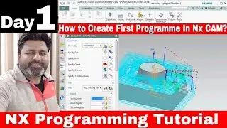 Nx 11 CNC Programming tutorial | Nx Cam tutorial | Nx programming tutorial