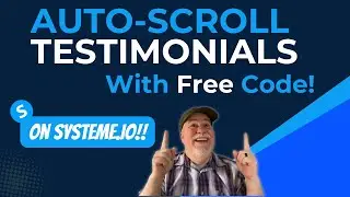 Adding an Automated Testimonial Carousel to Systeme.io | With Free Code