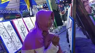 Main di pasar malam 05 lukisan mewarnai