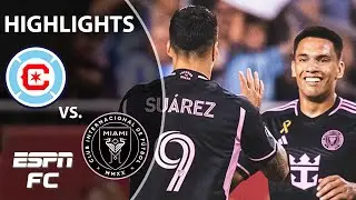 SUAREZ BRACE 🙌 Chicago Fire vs. Inter Miami | MLS Highlights | ESPN FC