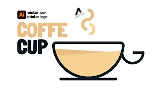 Vector Coffe Cup Drawing | Adobe Illustrator