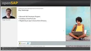 Building Applications on SAP BTP with Microsoft Services - Week_2 SAP Learning Free Course