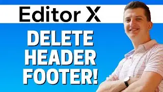 How To Delete Header And Footer In Editor X