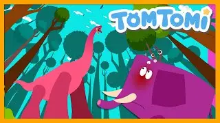 Brachiosaurus Song | Herbivorous Dinosaurs | Dinosaur Cartoon | TOMTOMI Songs for Kids