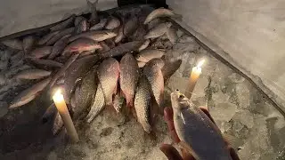 ЛОВЛЯ ВОБЛЫ В ПАЛАТКЕ ПОД ВЕЧЕР