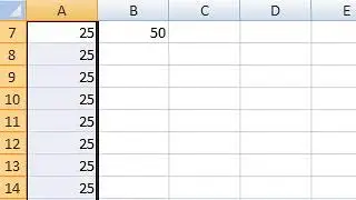 Excel: How to use the fill handle