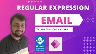 Email Validation with RegEx in PowerApps Canvas app