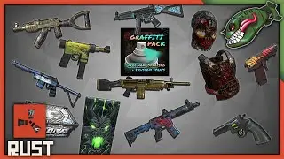 Rust Skins | Graffiti Pack, Berserker HQM, Kevlar AR, Monster SMG, Shards Python, Vortex LR 