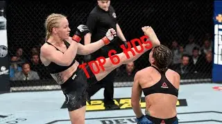 Los 6 K.O más brutales del UFC femenino.