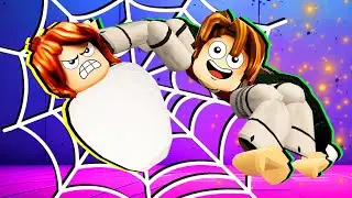 TEXINHO VIROU ARANHA e ME PRENDEU! (Roblox Spider)