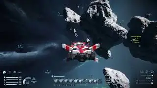 SpaceEngineers For fun (power and maneuverability of gravity engine)