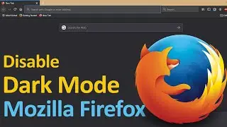 How to disable, remove dark mode on Mozilla Firefox || Default White Theme Mozilla Firefox