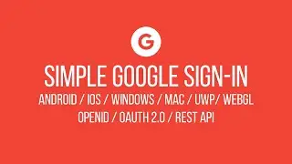 Simple Sign-In with Google (Unity Asset Store)