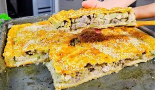 This is the BEST Pie in my LIFE!! Juicy MEAT PIE on Quick PUFF PASTRY Without YEAST
