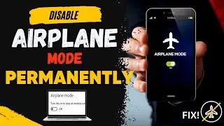 How to disable Airplane Mode Permanently in Windows 10 | Fix! Airplane Mode Issues ✈