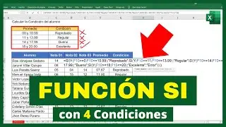 🔴Función SI  con RANGOS de VALORES en Excel😱¿Cómo poner UNA CONDICIÓN entre DOS VALORES en Excel?