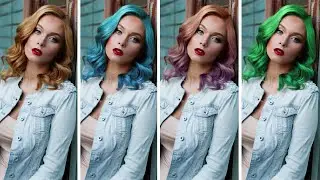 How to change hair colour in Photoshop | Photoshop tutorial