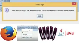 USB device might not be connected please connect USB device to proceed epfo dsc kyc approval error