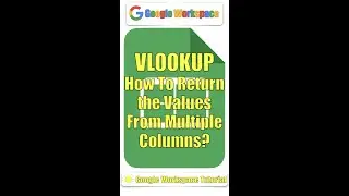 VLOOKUP | How to return the values from multiple columns?