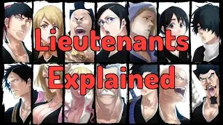 Bleach Lieutenants Explained - Compilation (Geetiyo)