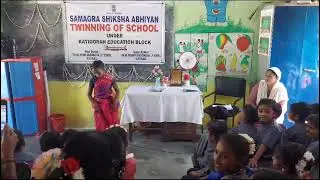 Twinning Of School।।বন্ধু বিদ্যালয়ের আয়োজনে প্রাথমিক বিদ্যালয়ের এক ছাত্রীর প্রতিভা।।