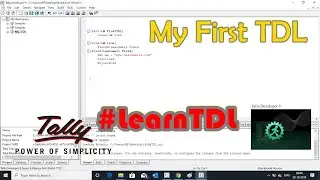 Learn TDL | My First TDL