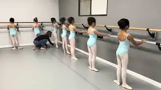 Regular class for girls 7-8 years old - Vaganova training in California #dance #ballet #dancevideo
