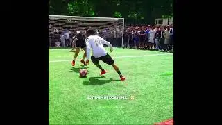 Respect To The Guy For Making Two Other Guys Fall😈🤯 #shorts #football #soccer