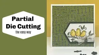 Tweet it Out! Learn how to Alter a Die Cut Shape to Size