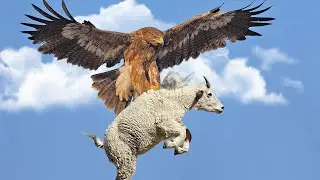 This Huge Eagle even attacks Goats and Rams! Golden Eagle - master of the air!